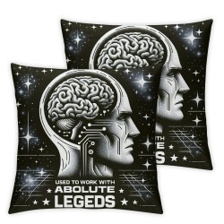 Ulloord I Used to Work with Absolute ,Farewell Gifts for Coworkers, Women, Men, Going Away, , Farewell, Coworker Flannel Pillow Covers
