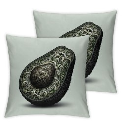 Ulloord Romantic Hidden Zipper Home Sofa Decorative Throw Pillow Cover Cushion Case Square Design Printed Pillowcase