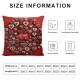 Ulloord  Emotion Valentines Day Throw Pillow Covers , Love Heart Spring Farmhouse Holiday Red Cushion Case for Home Sofa Couch Decoration