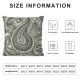 Ulloord Floral Pillow Covers , Floral Flower Retro Double Sided Decorative Pillows Cases Throw Pillows Covers
