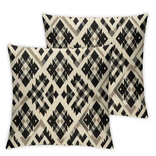 Ulloord Modern Throw Pillow Covers, Modern in Beige Decorative Pillow Covers Digital Printing Linen Blended for Couch Sofa Bed Invisible Zipper