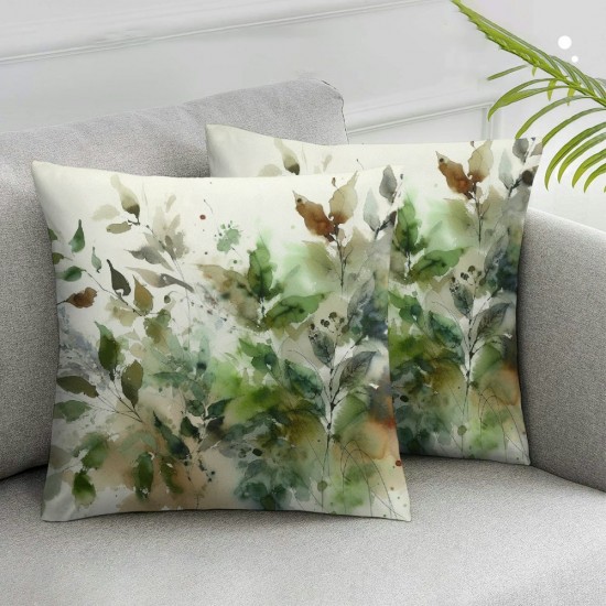 Ulloord Palm Leaves&nbsp;Throw Pillow Cover Palm Leaves Leaf Pillow Case Plant Pillow Cover Pillowcase for Sofa