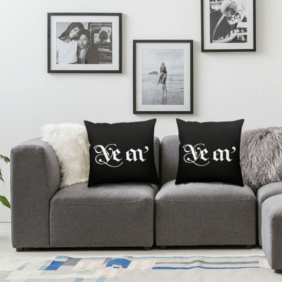 Ulloord Live Laugh Love Motivational Sign  Home Decorative Throw Pillow Covers Cushion Case with Words for Book Lover Sofa Couch