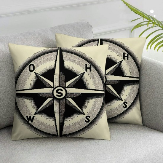 Ulloord in This House We Narrate The Dogs Thoughts Pillow Covers ,Narrate Dogs Thoughts Throw Pillow Covers,Throw Pillows Dog,Dog Home House Decor Pillow Case (White)