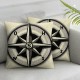 Ulloord in This House We Narrate The Dogs Thoughts Pillow Covers ,Narrate Dogs Thoughts Throw Pillow Covers,Throw Pillows Dog,Dog Home House Decor Pillow Case (White)