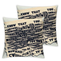 Ulloord Inspirational Gifts Pillow Covers - Mental Health Gifts Throw Pillow Covers 1Motivational Gifts Pillowcase, Decorative Pillow Covers for Office Home Classroom