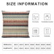 Ulloord Throw Pillow Cover Decorative Cushion Case Home Living Room Bed Sofa Car Linen Square