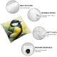 Ulloord Outdoor Christmas Pillow Cover Home Decor Decorative Cushion Case for Sofa Winter Bird Decorations Throw Pillowcase