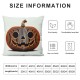 Ulloord AnyDesign Pink Halloween Throw Pillow Covers Cute Ghost Pumpkin Cushion Case Halloween Pillow Case Spooky Farmhouse Decor for Home Couch Sofa,