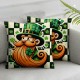 Ulloord Pillow Cover Pillow Case Green Home Love Throw Pillow Cover Cushion Cover for Home Office,